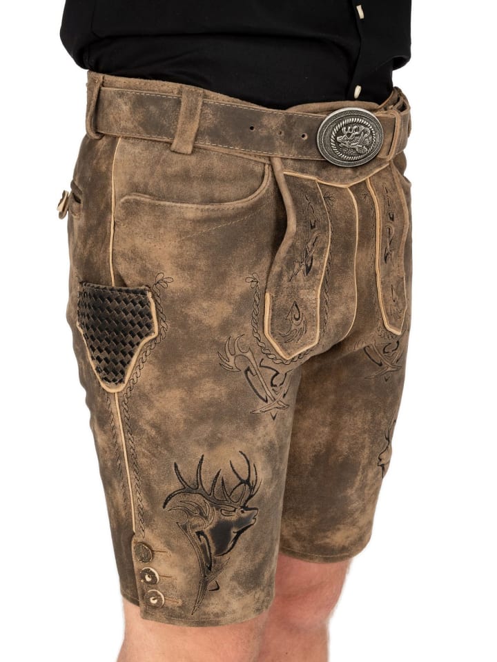 MADDOX Lederhose URGSEE in hellbraun günstig kaufen