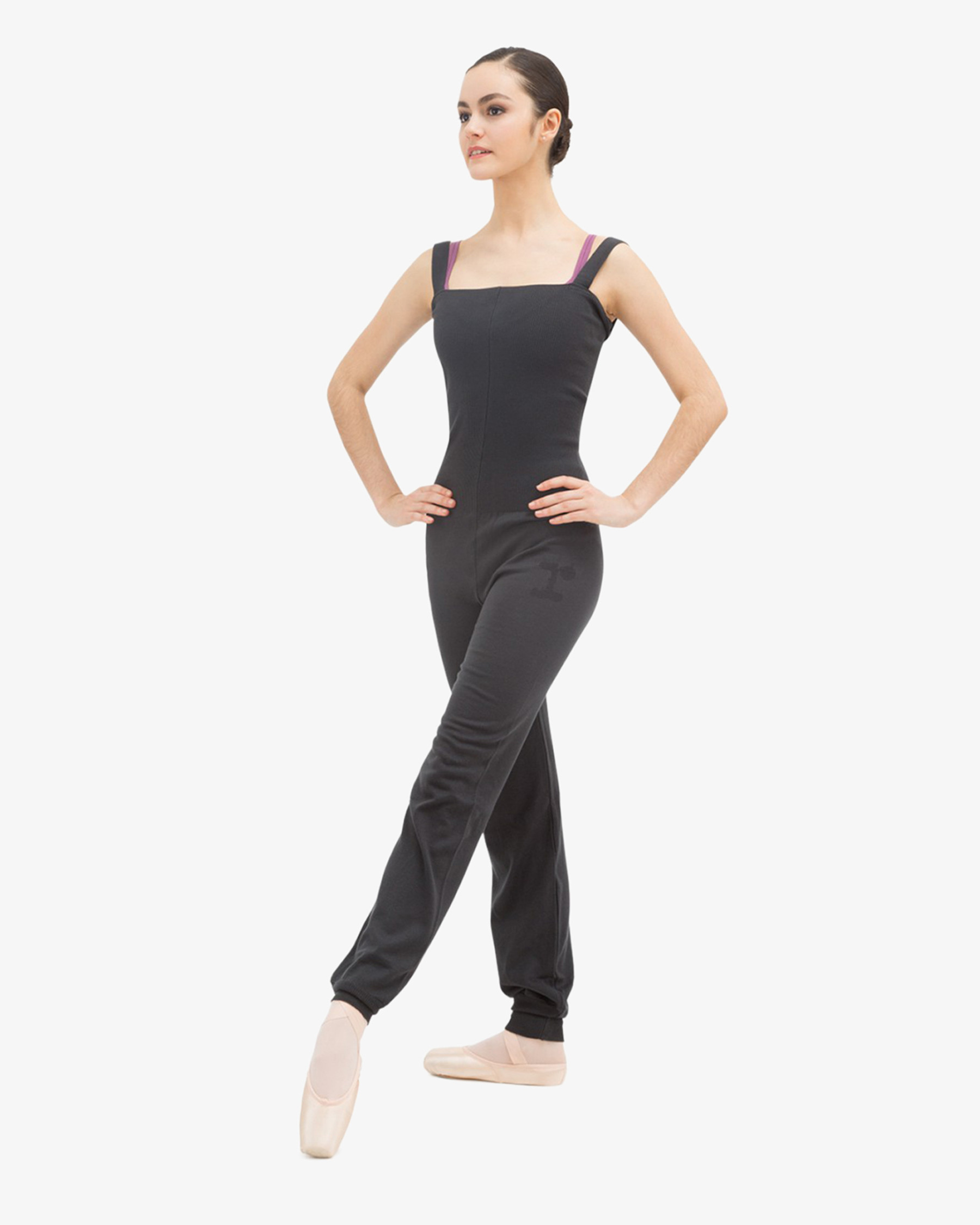 Jumpsuit with large straps