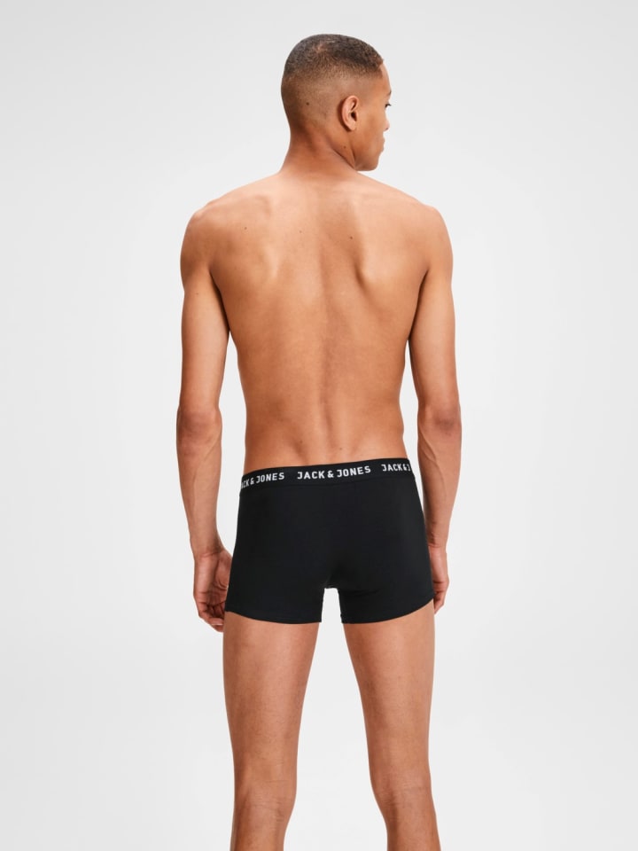 Jack & Jones Set 5er Pack Trunks Boxershorts Stretch Unterhose in Schwarz günstig kaufen