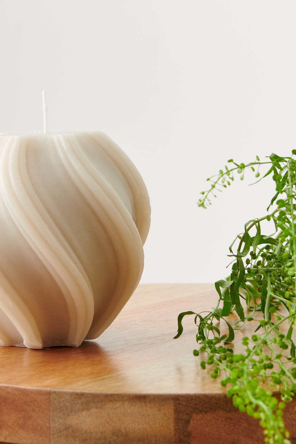 Swirl candle