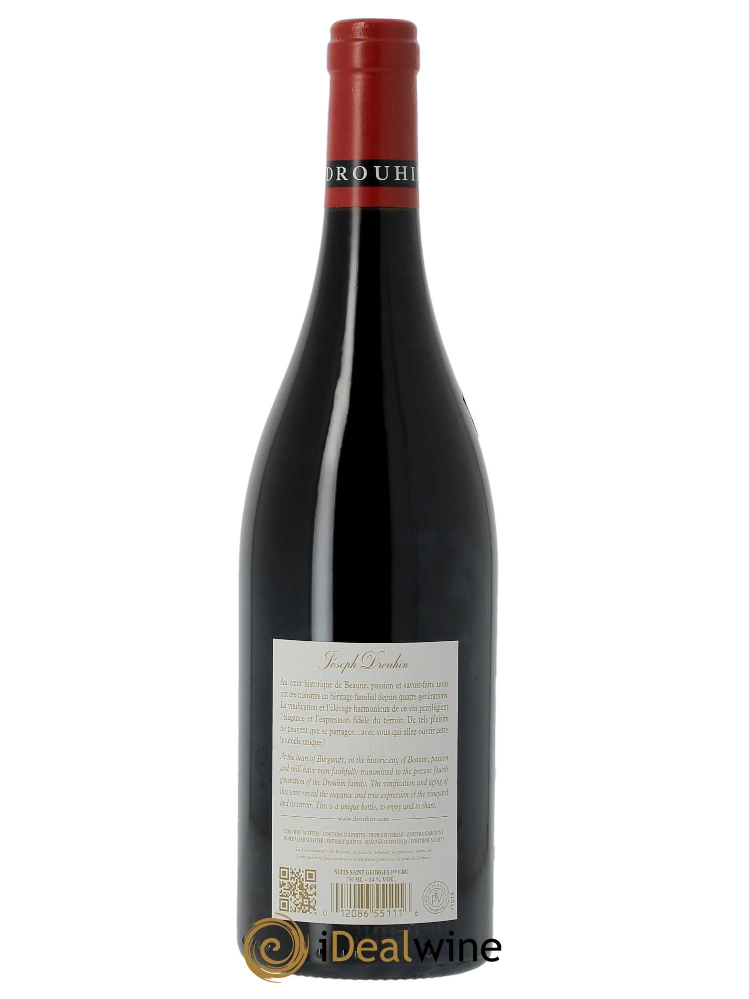 Nuits Saint-Georges 1er Cru Joseph Drouhin  2019 - Lot de 1 Bouteille