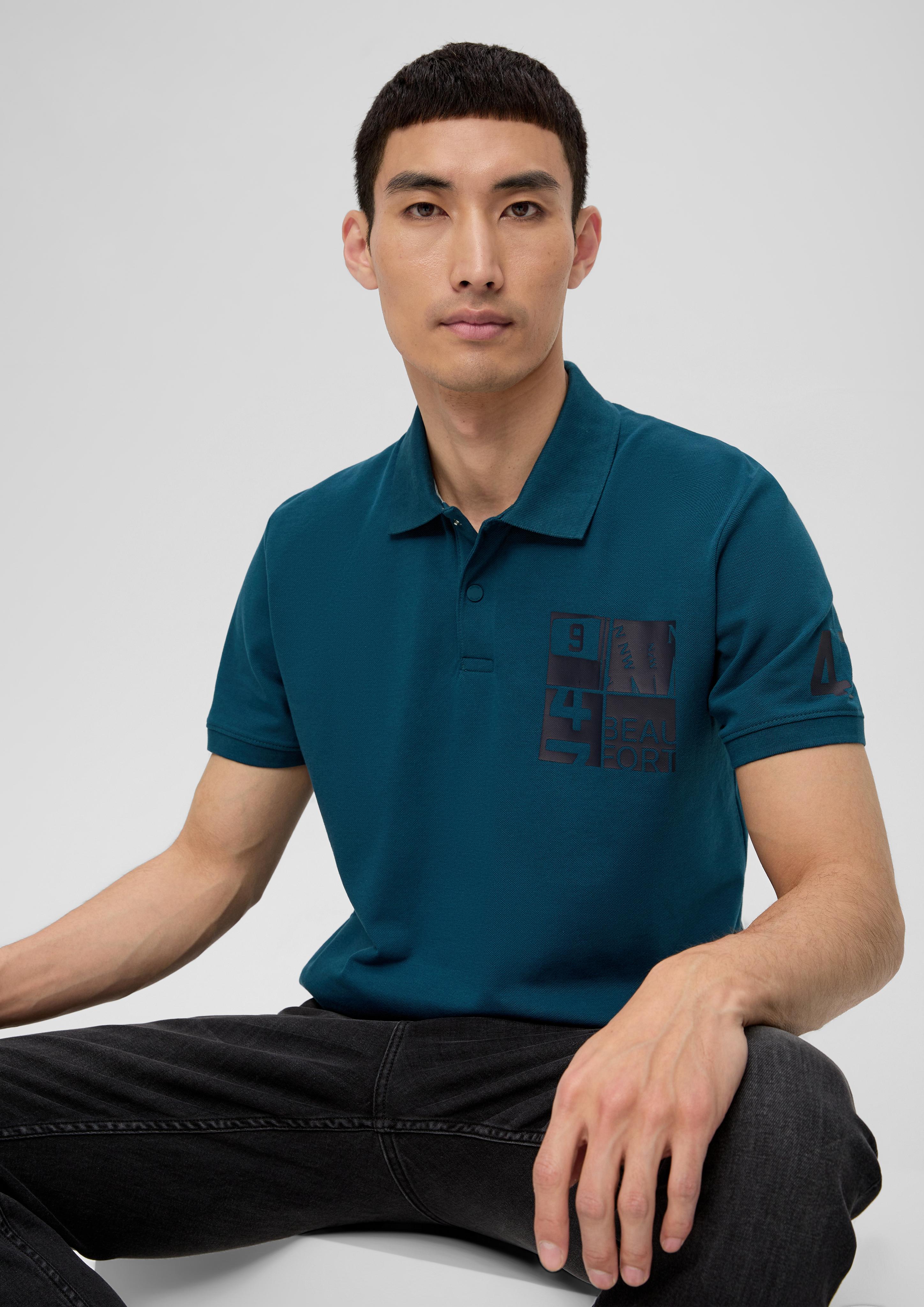 Poloshirt aus Baumwollstretch  2135699-69D1