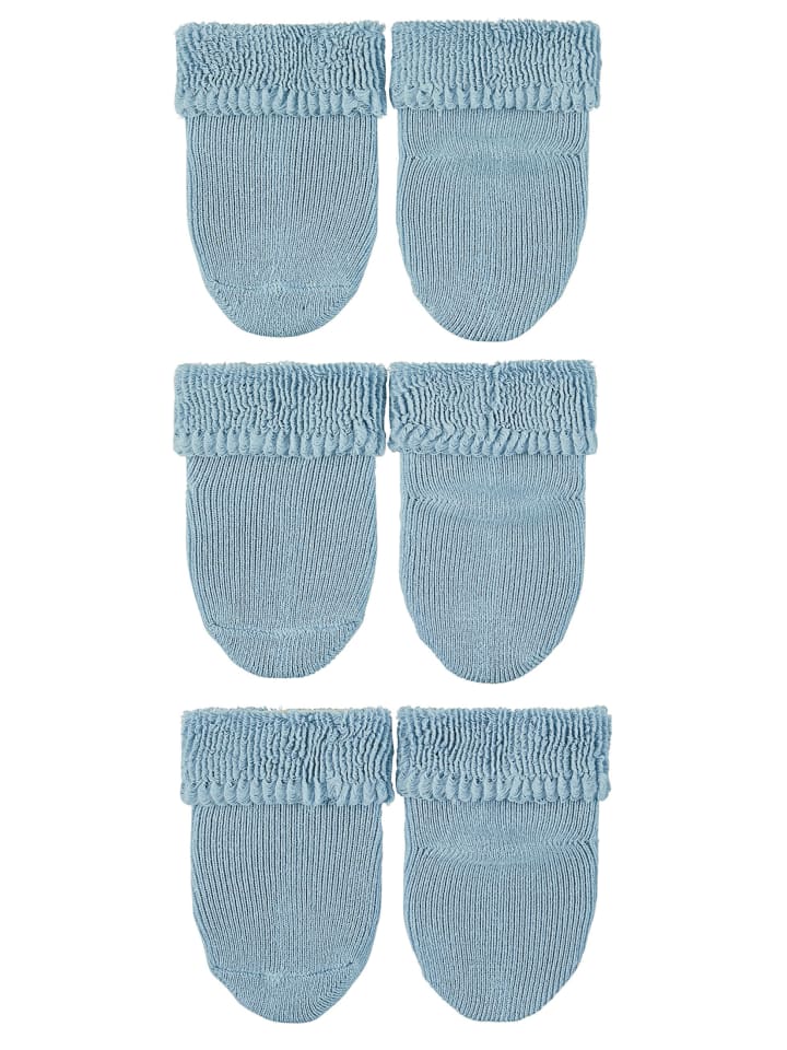 Sterntaler Erstlingssocken 3er-Pack uni in blaugrau günstig kaufen onesize
