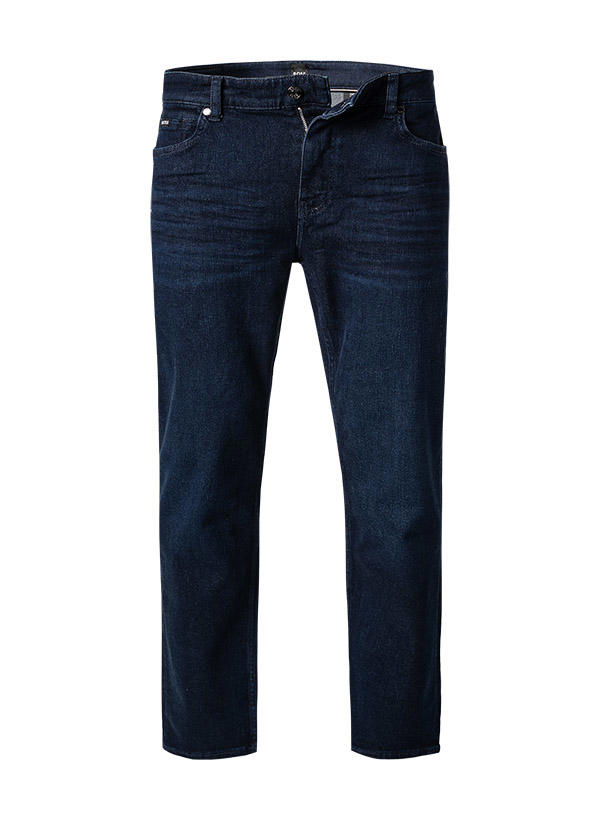 BOSS Black, Jeans, Slim Fit, Baumwolle T400®, navy