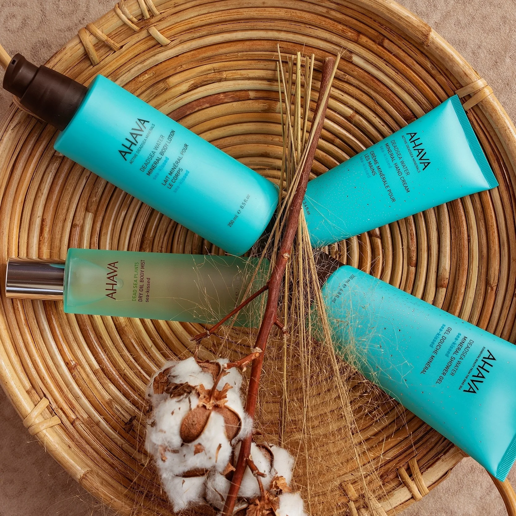 Loción corporal mineral con agua del Mar Muerto, sabor a beso marino - Leche corporal