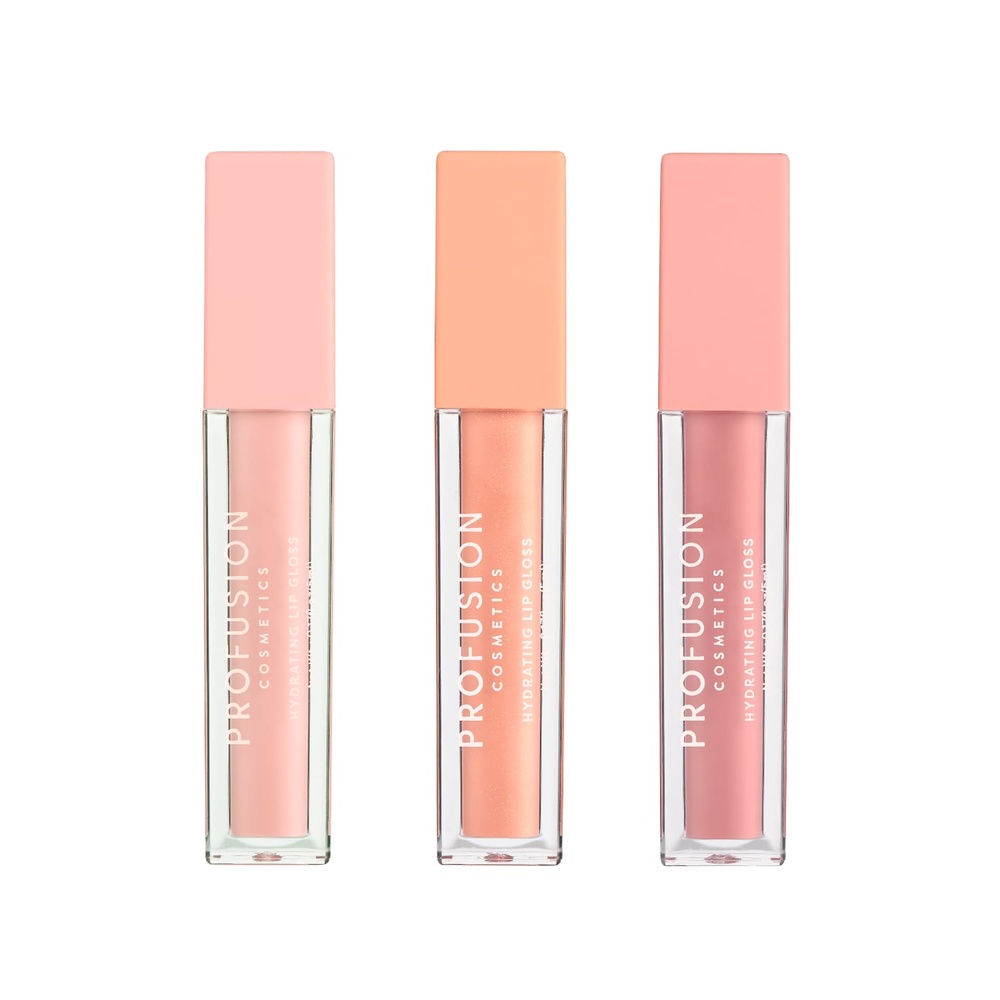 Profusion Cosmetics Set de 3 gloss à lèvres  Lip Trio - Nudes Gloss à lèvres