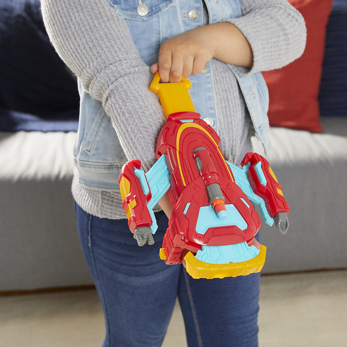 Hasbro Marvel Avengers Mech Strike Iron Man Strikeshot Handschuh