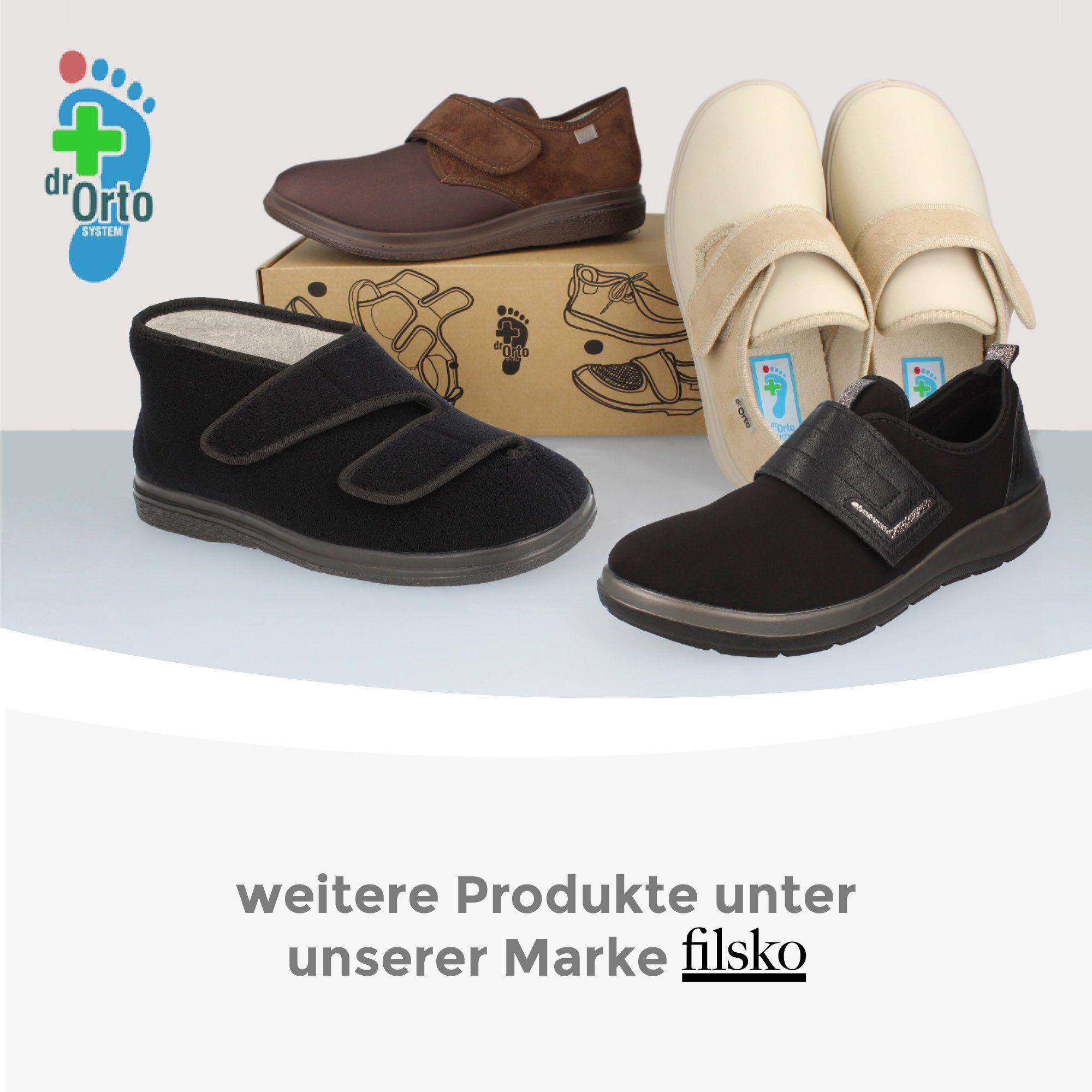 Dr. Orto Medizinische Schuhe für Damen Sneaker Gesundheitsschuhe, Präventivschuhe