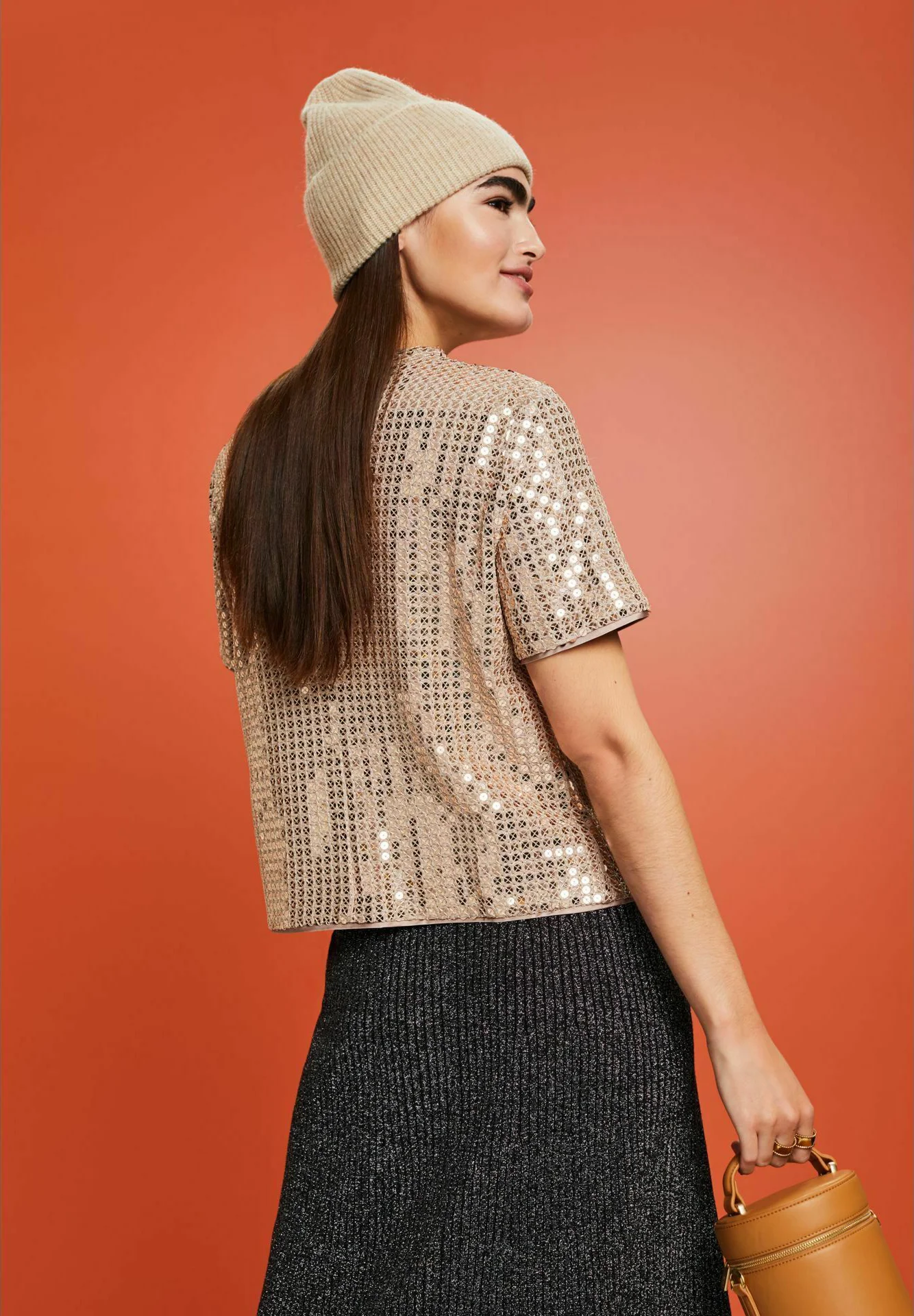 Esprit Collection KURZARM MIT PAILLETTEN - Blusa