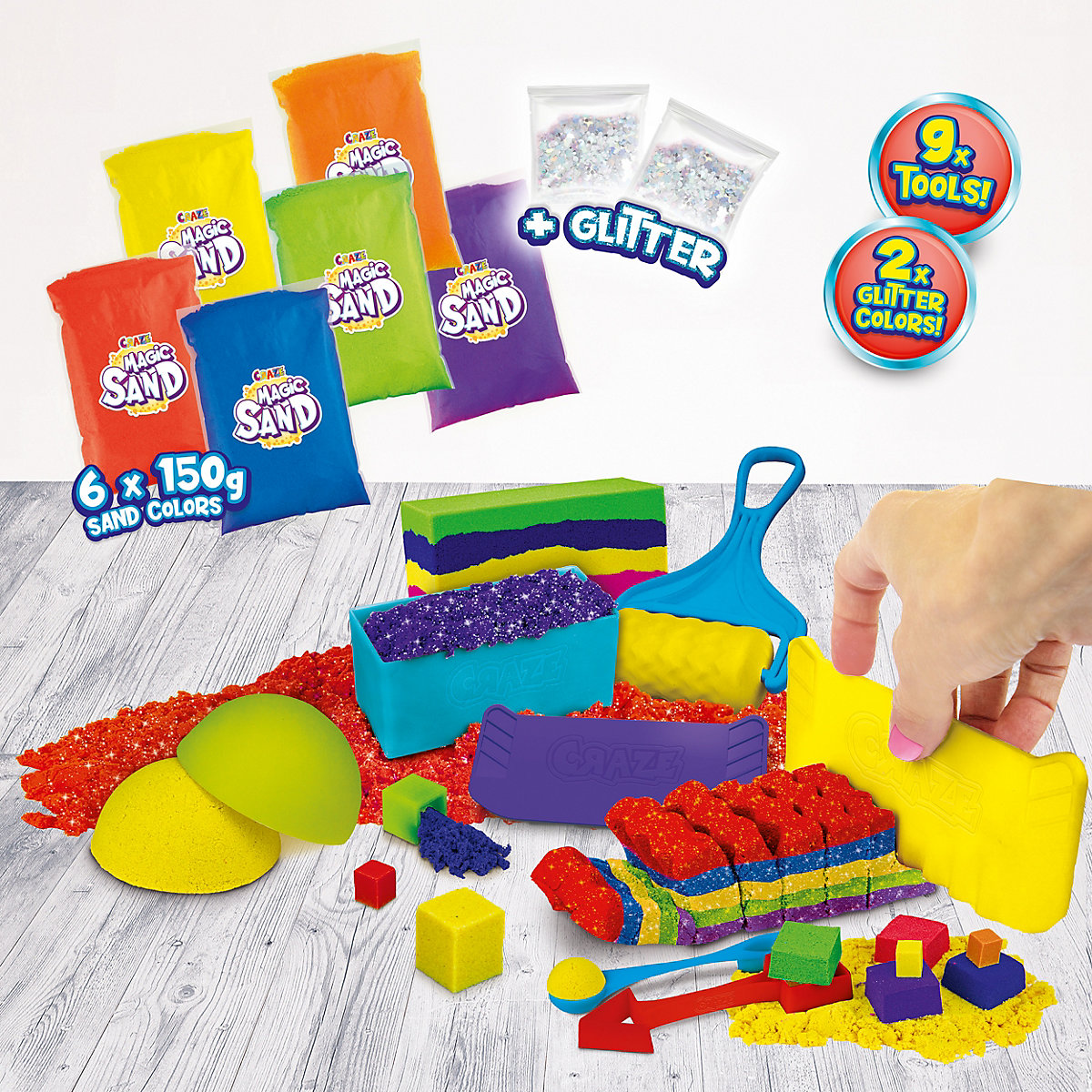 CRAZE MAGIC SAND - Sandamazing- Rainbow Studio