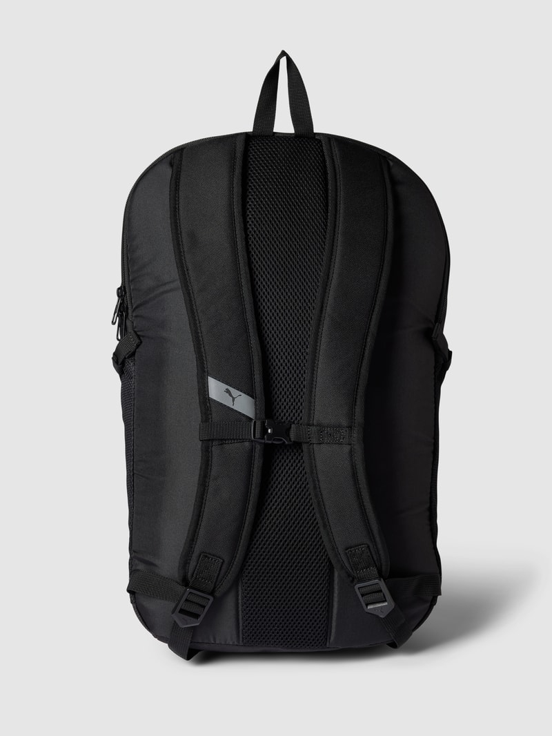 Rucksack mit Label-Detail in schwarz