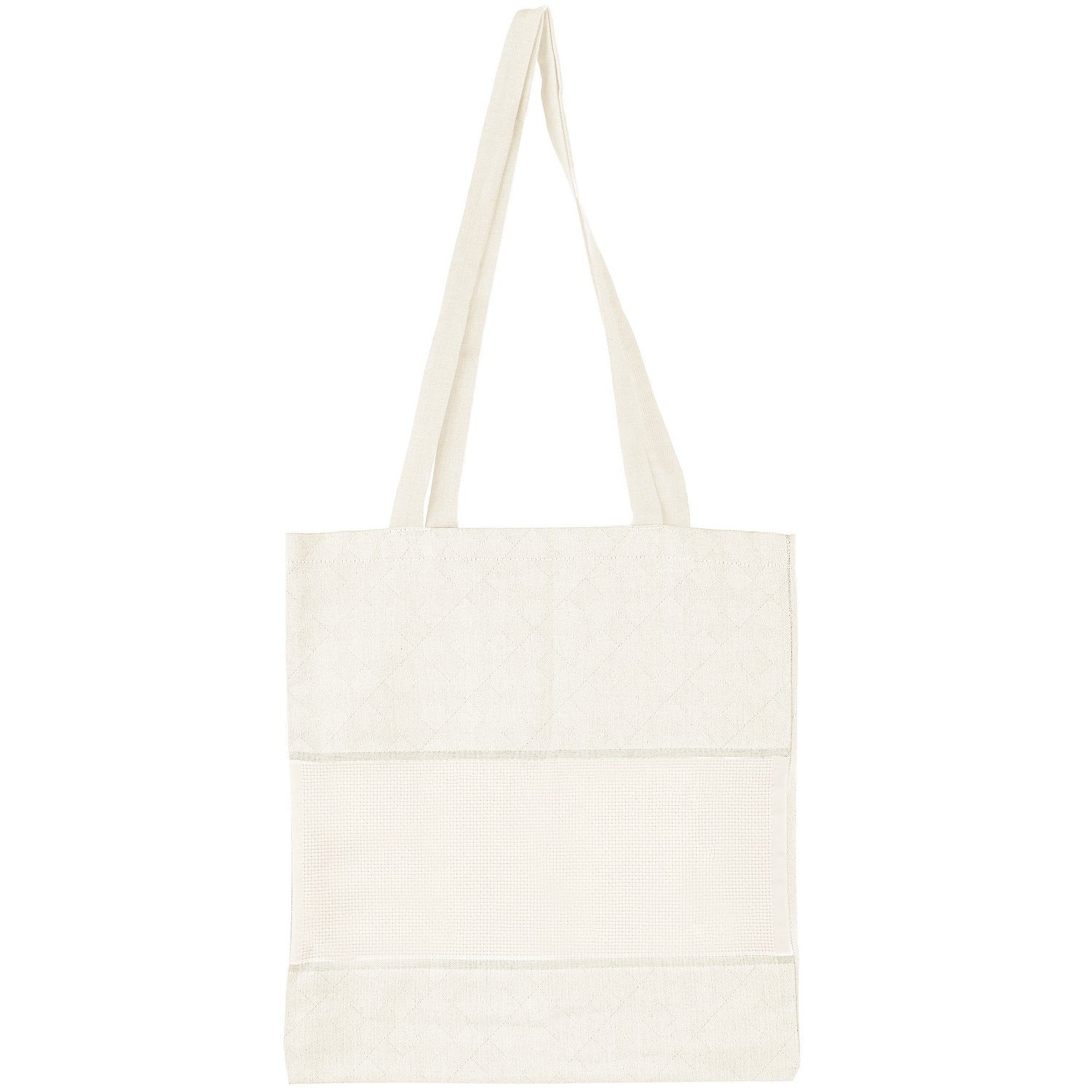 Baumwolltasche mit Aidafeld, Natur