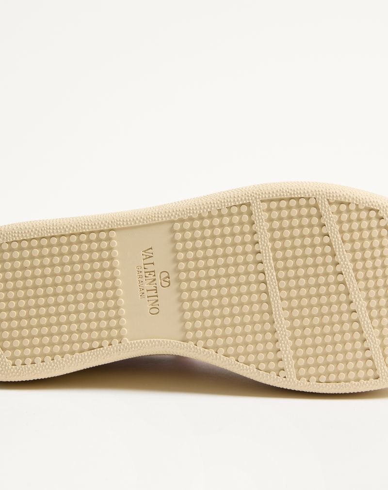 Le Chat De La Maison Baskets Plateformes Royco en Cuir de Veau Nappa Vichy