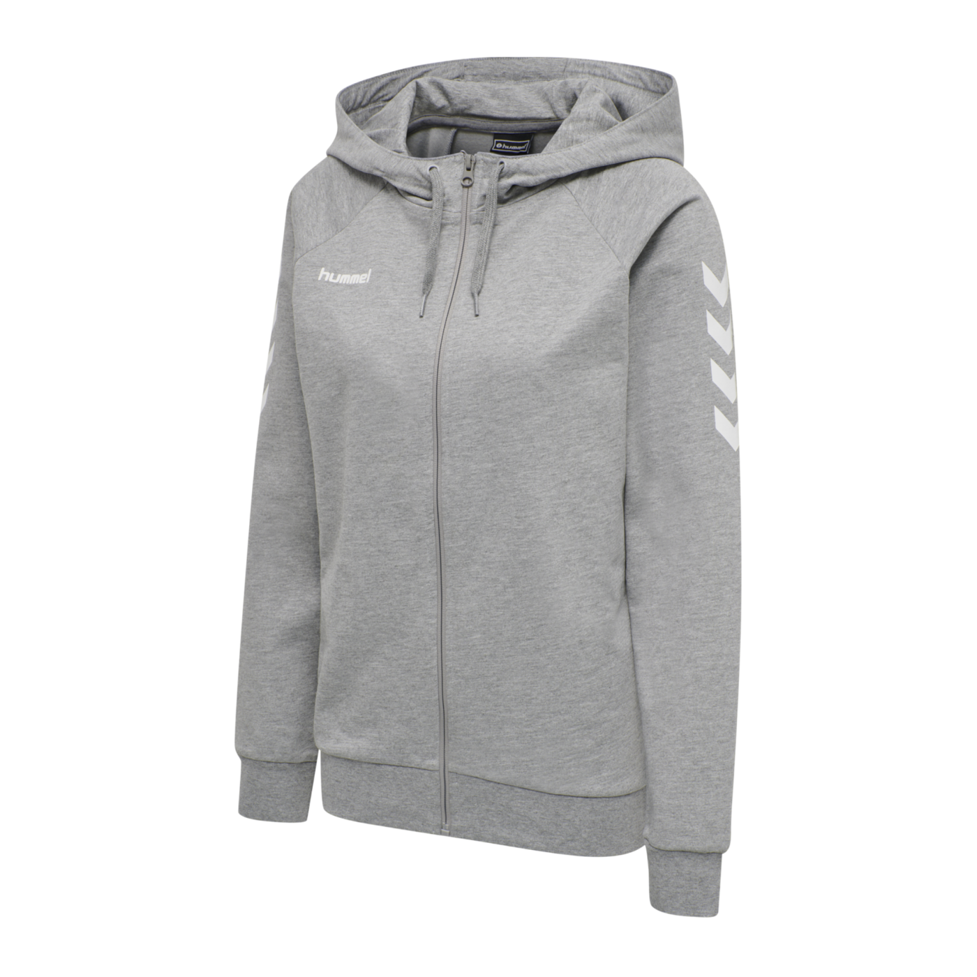 Hummel Cotton Kapuzenjacke Damen Grau F2006