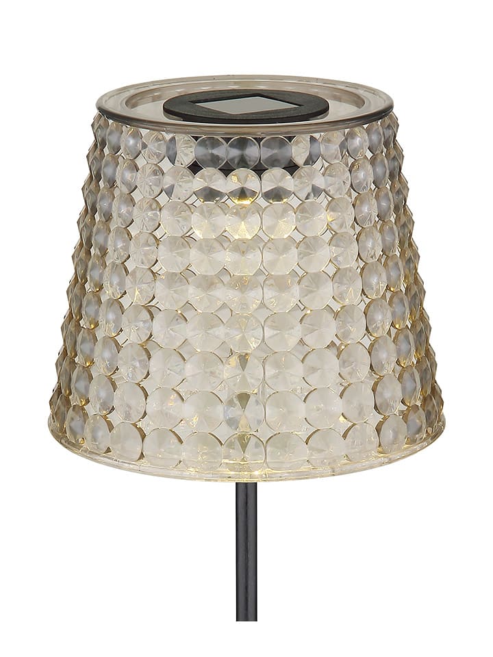 Globo lighting 2er-Set: LED-Solar-Gartenstecker in Schwarz/ Beige - (H)60 cm günstig kaufen onesize