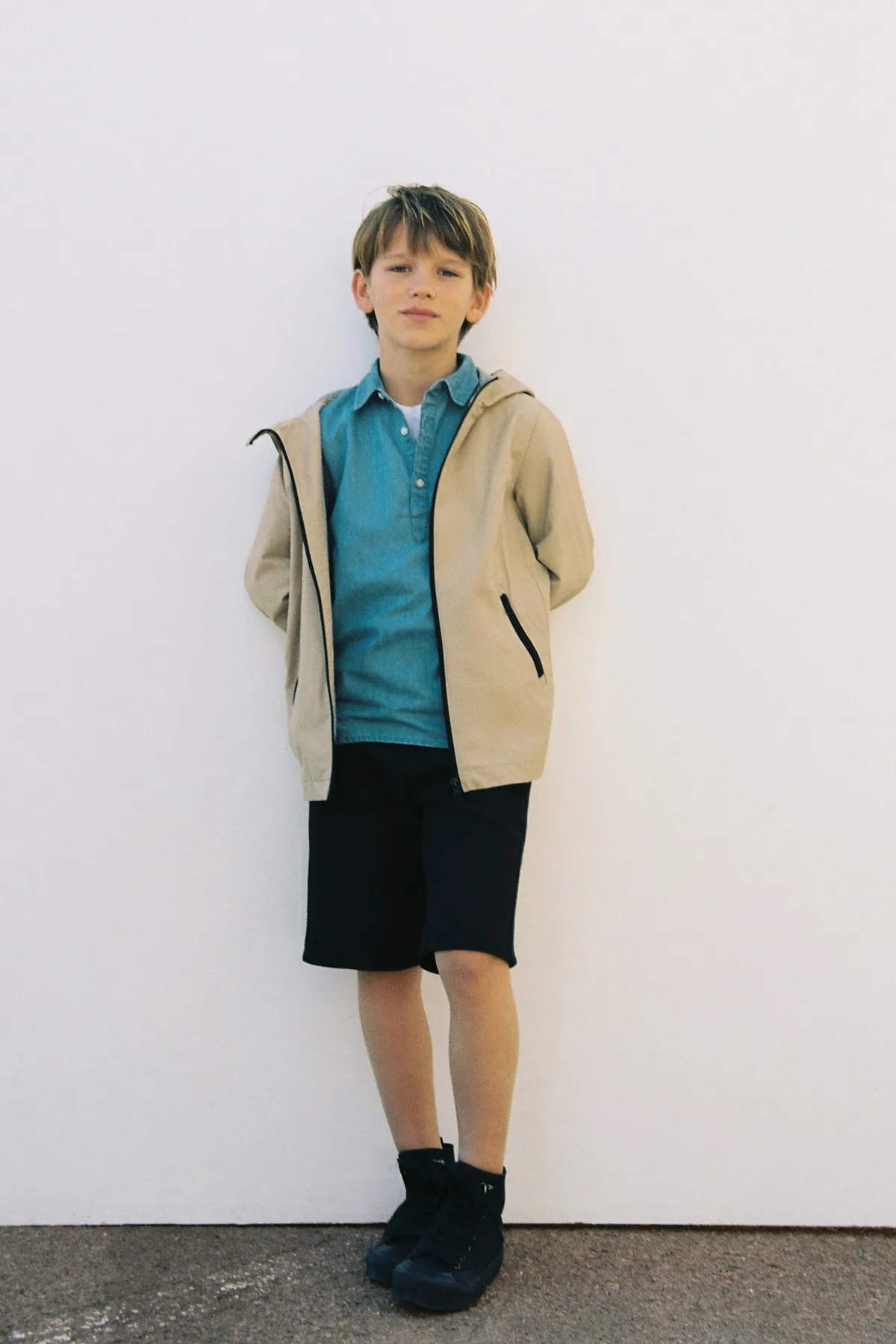 MANGO Kids  27013255 Mäntel und Parkas Beige