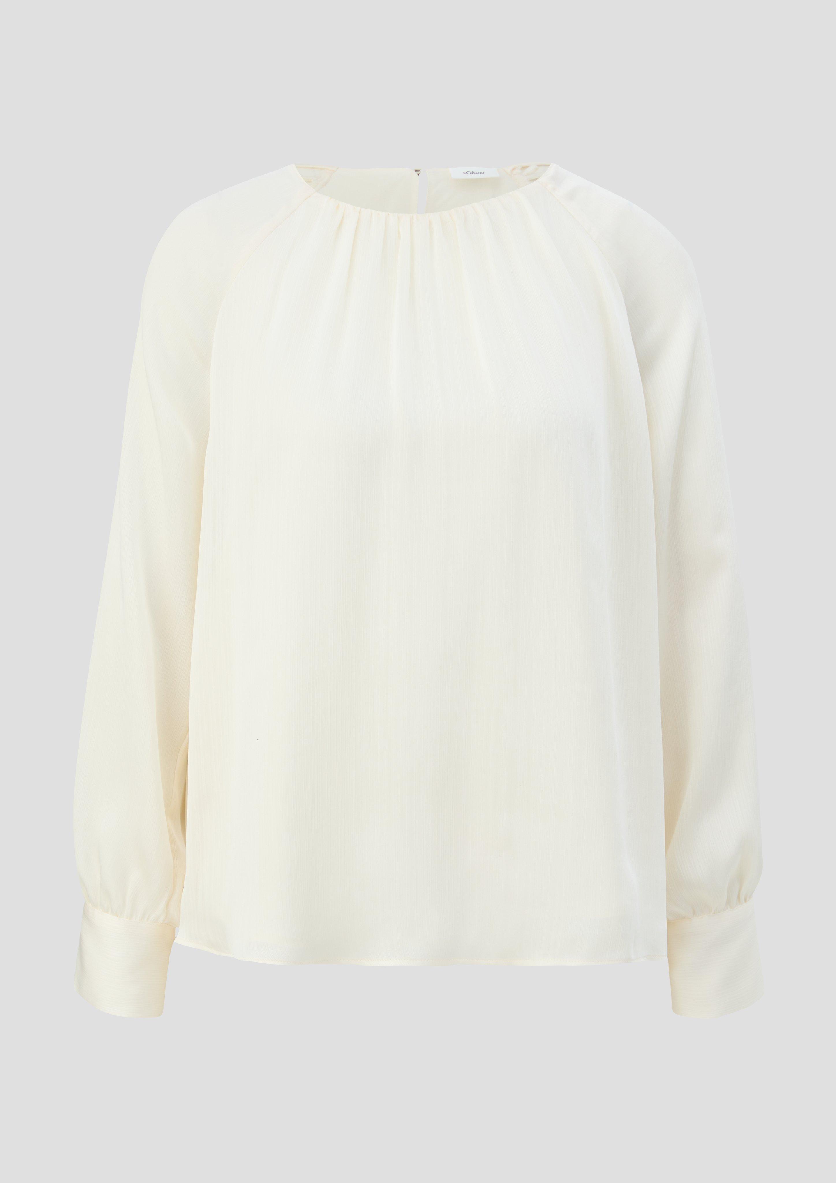 Langarmbluse aus Chiffon  2139044-0700