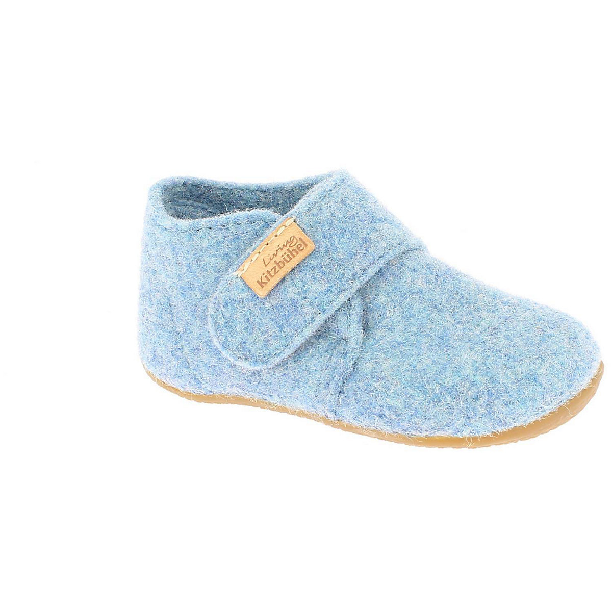 Babyklettschuh Filz unifarben Blue Mountain Ballerinas
