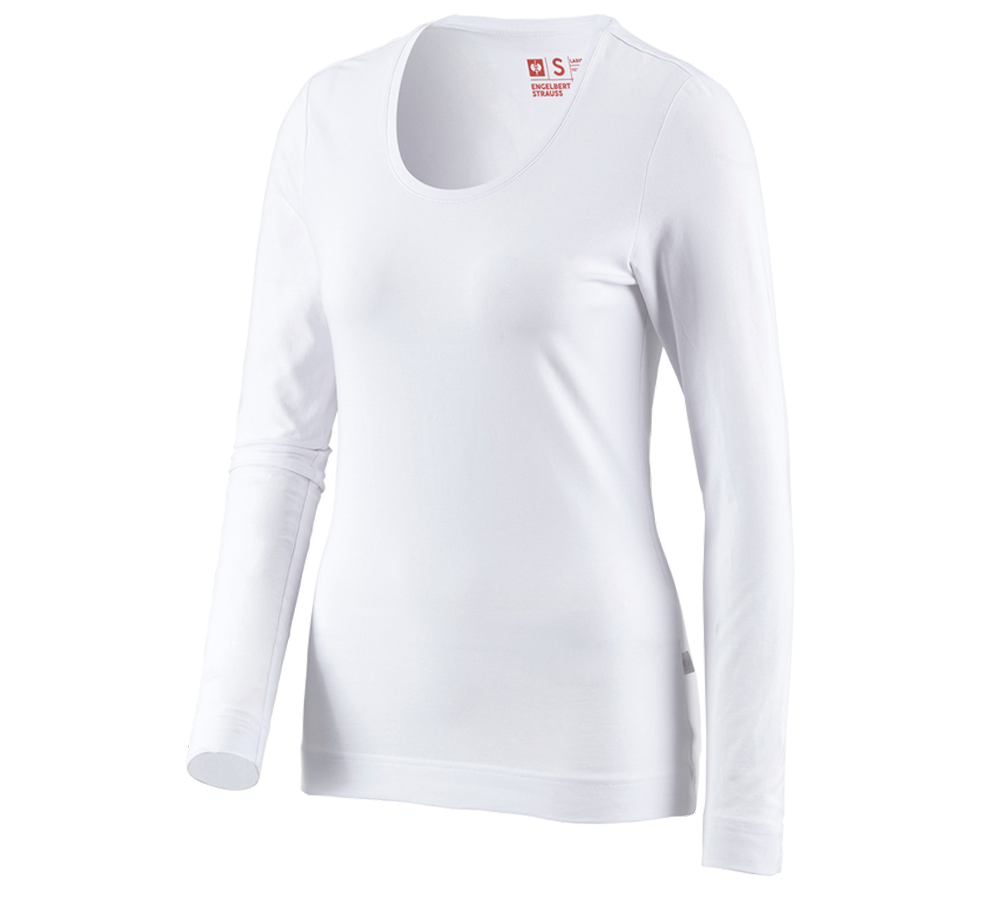 e.s. Longsleeve cotton stretch, Damen