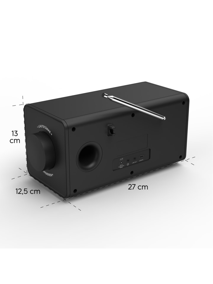 Hama DR1001BT, FM/DAB /Bluetooth® in Schwarz günstig kaufen onesize