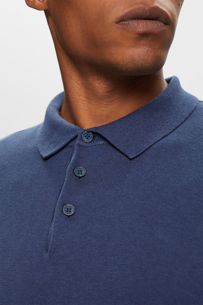 Strickpullover mit Polokragen, TENCEL™