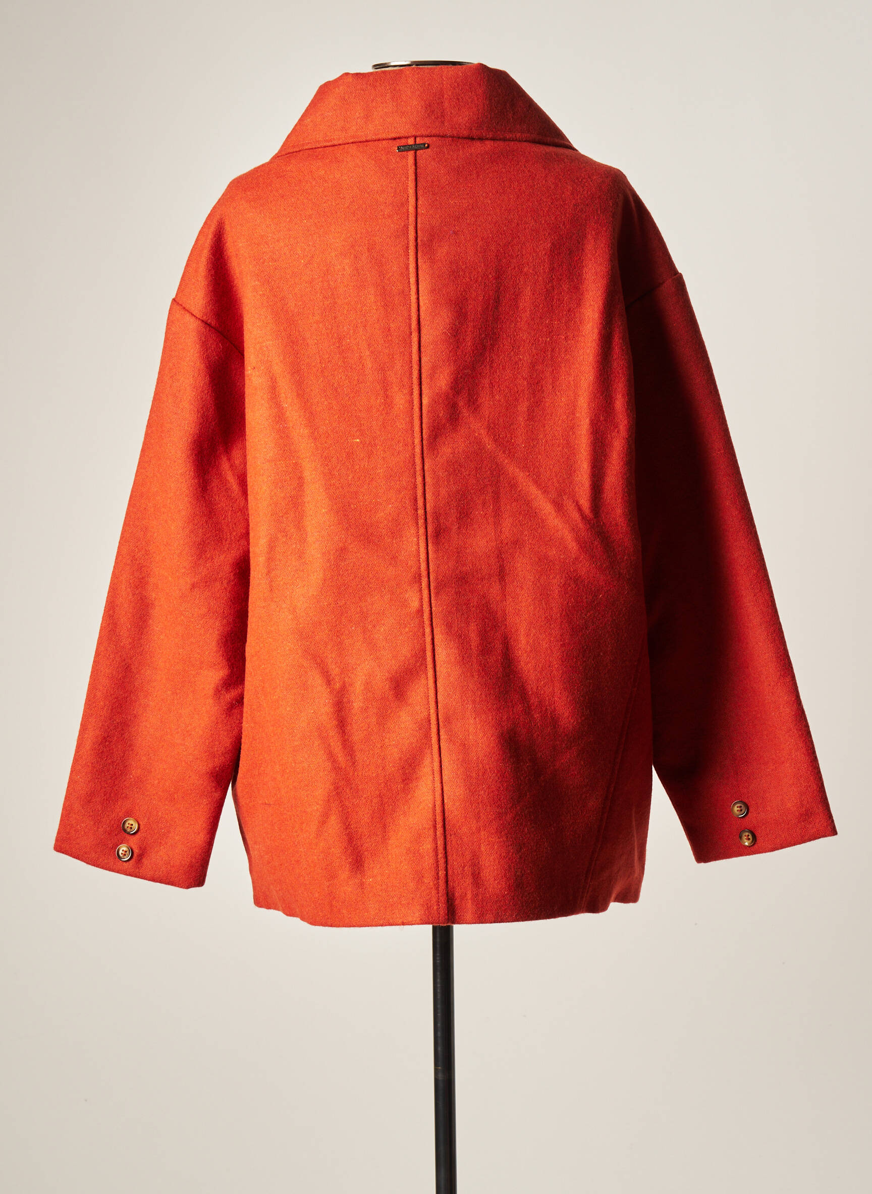 Agathe   Louise Manteaux Courts Femme couleur orange