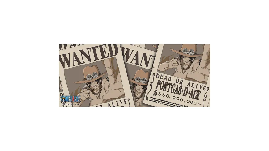 ONE PIECE Ace Wanted Tasse 460ml
