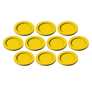 Skill and Squad Marker - 32mm Yellow (10)