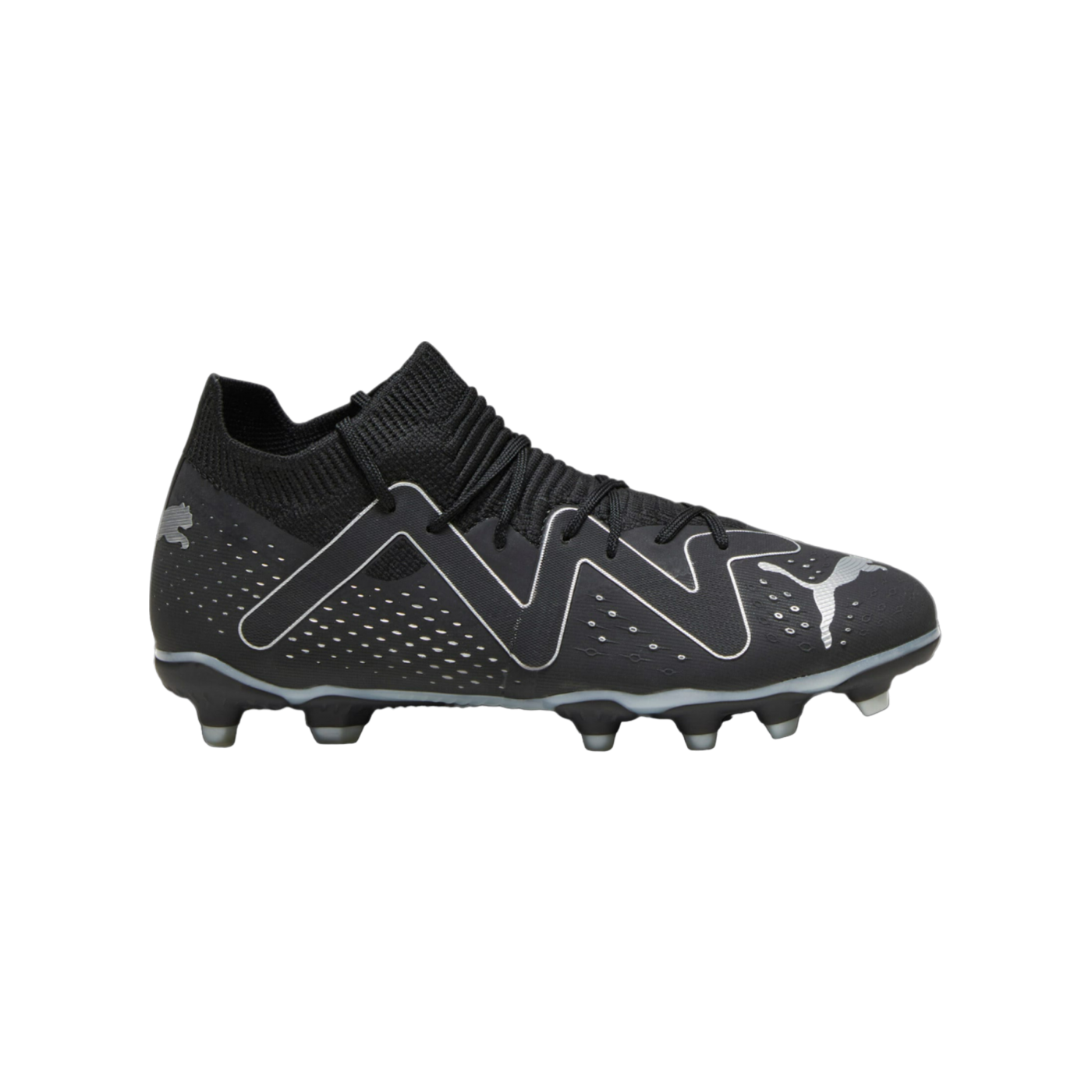 PUMA FUTURE Match FG/AG Jr Kids Schwarz Silber F02