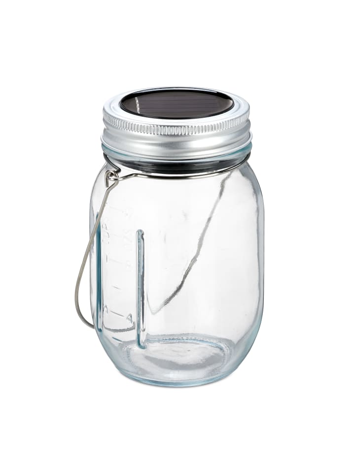 relaxdays 2x Solarlampe Glas in Transparent günstig kaufen onesize