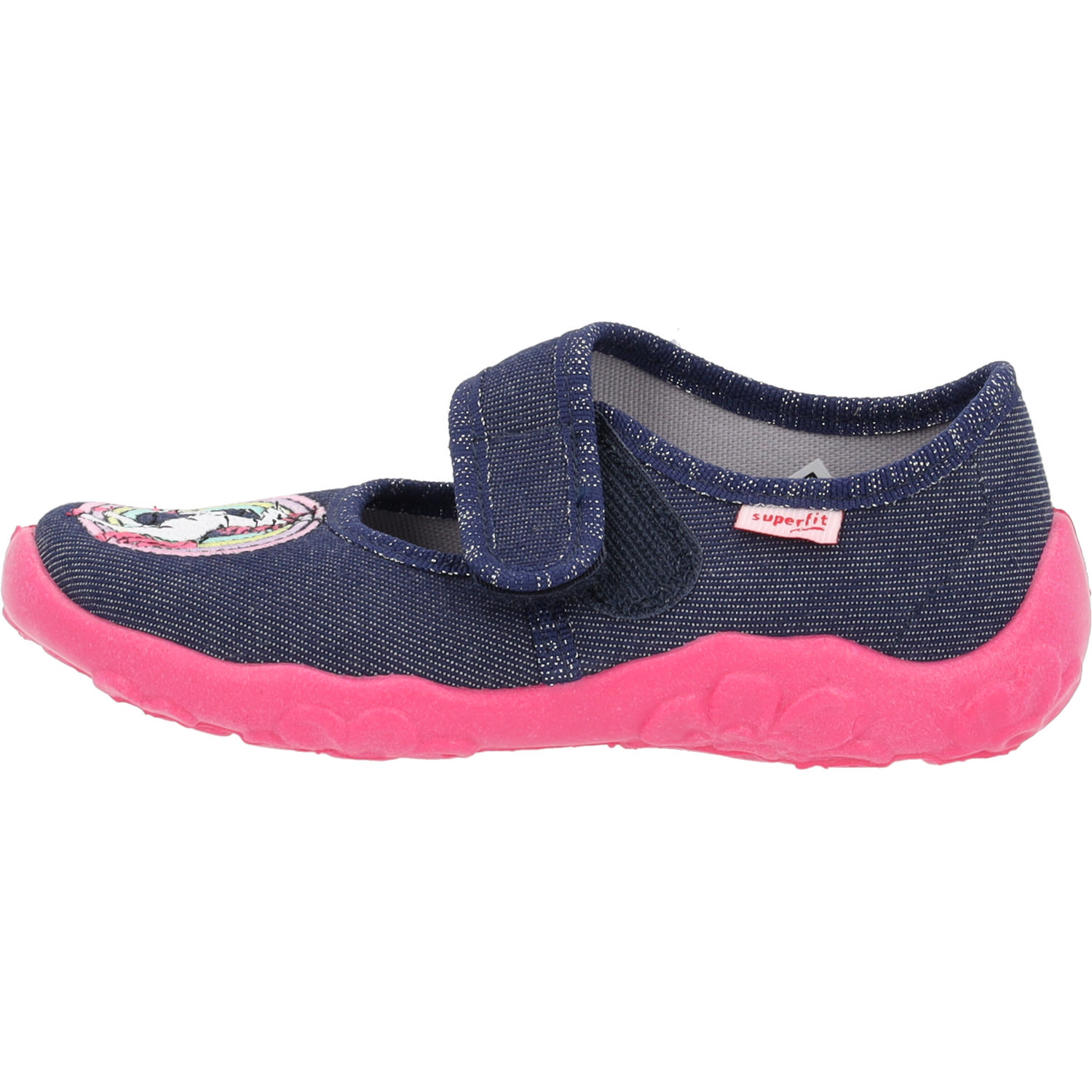 Superfit BONNY 00282, Hausschuhe, Kinder, BLAU/PINK