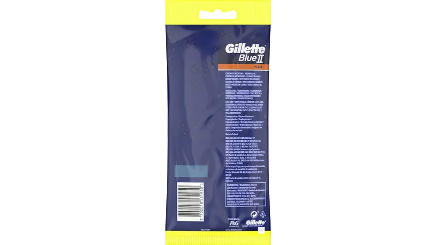 Gillette Einweg Rasierer Blue II Plus