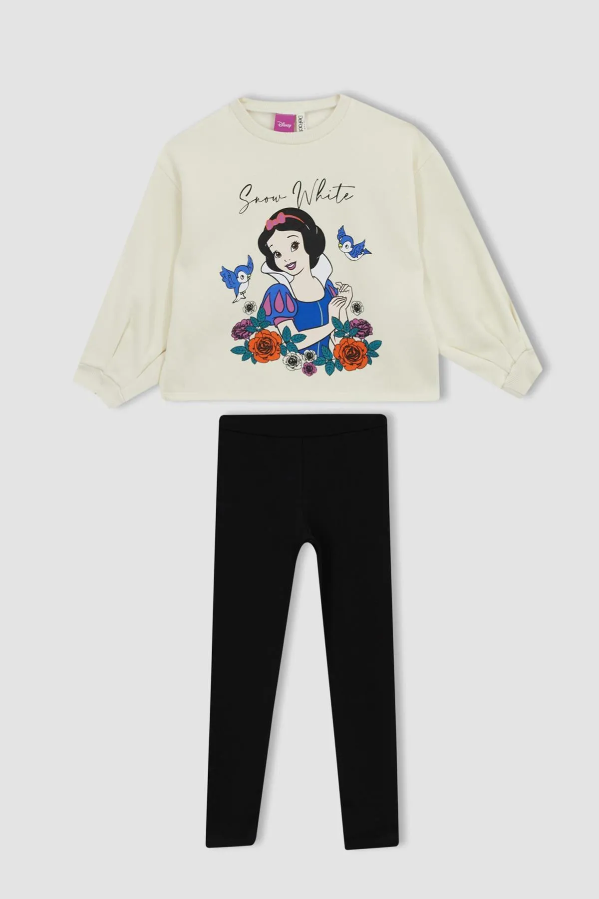 DeFacto  Mädchen-Disney-Prinzessin-Oversize-2-teiliges Set