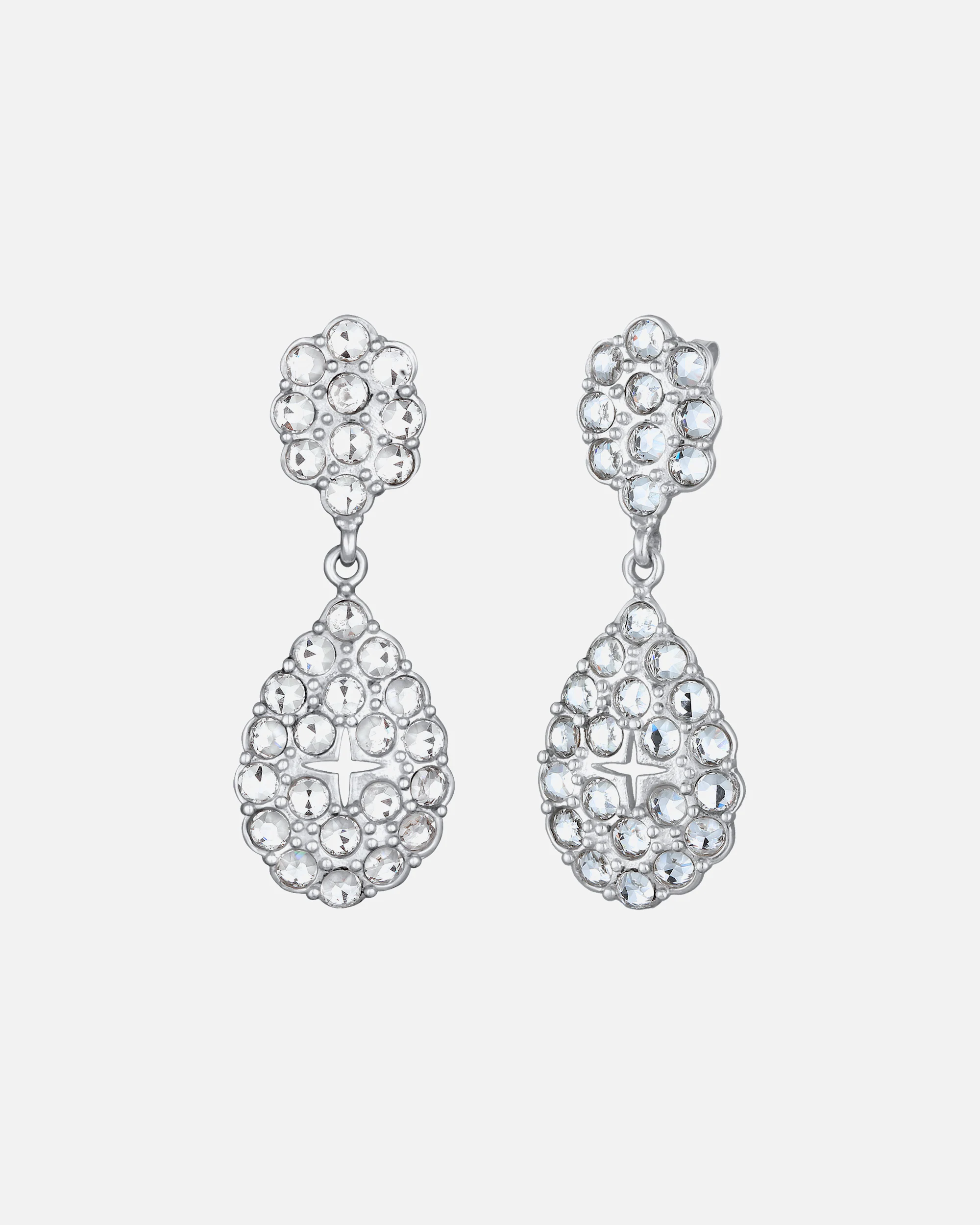 Orecchini pendenti glamour da donna Elli PREMIUM con cristalli in argento sterling 925