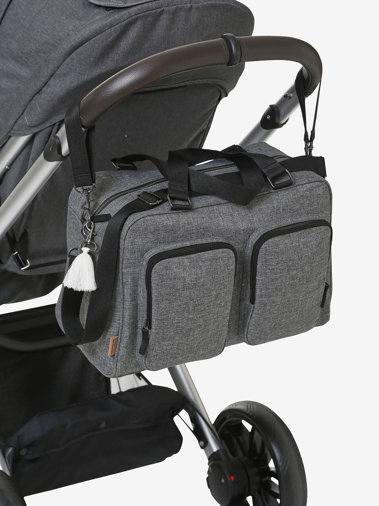 Sac à langer multipoches Family gris