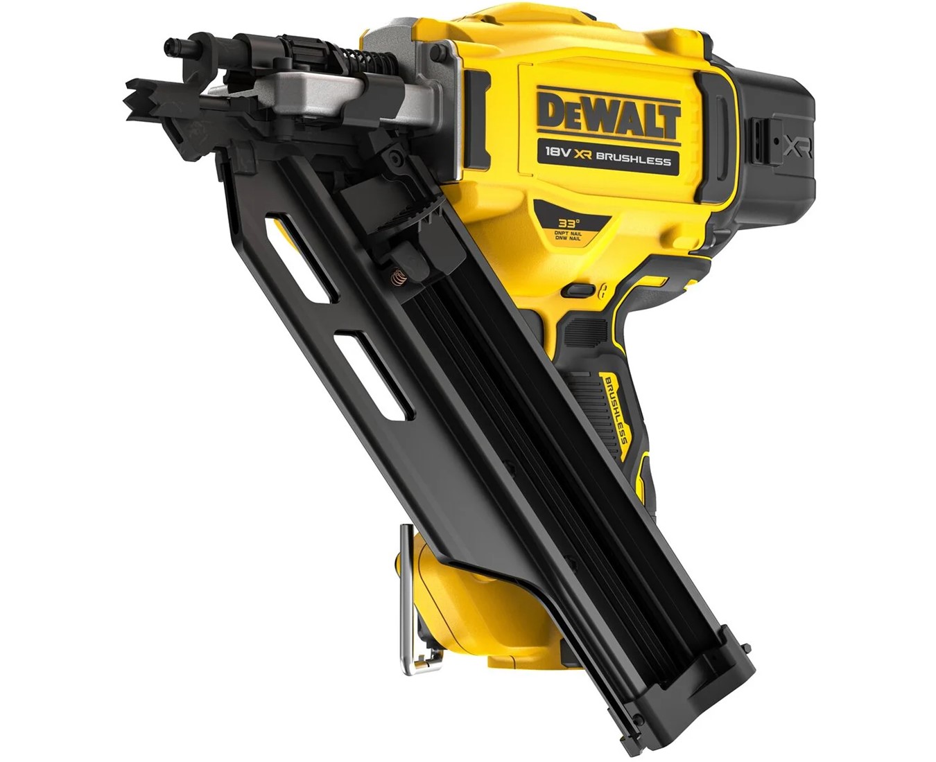 DeWalt DCN930N-XJ szalagos körömtűző 18V akkumulátorok és töltő nélkül 50-90 mm 2 sebességes