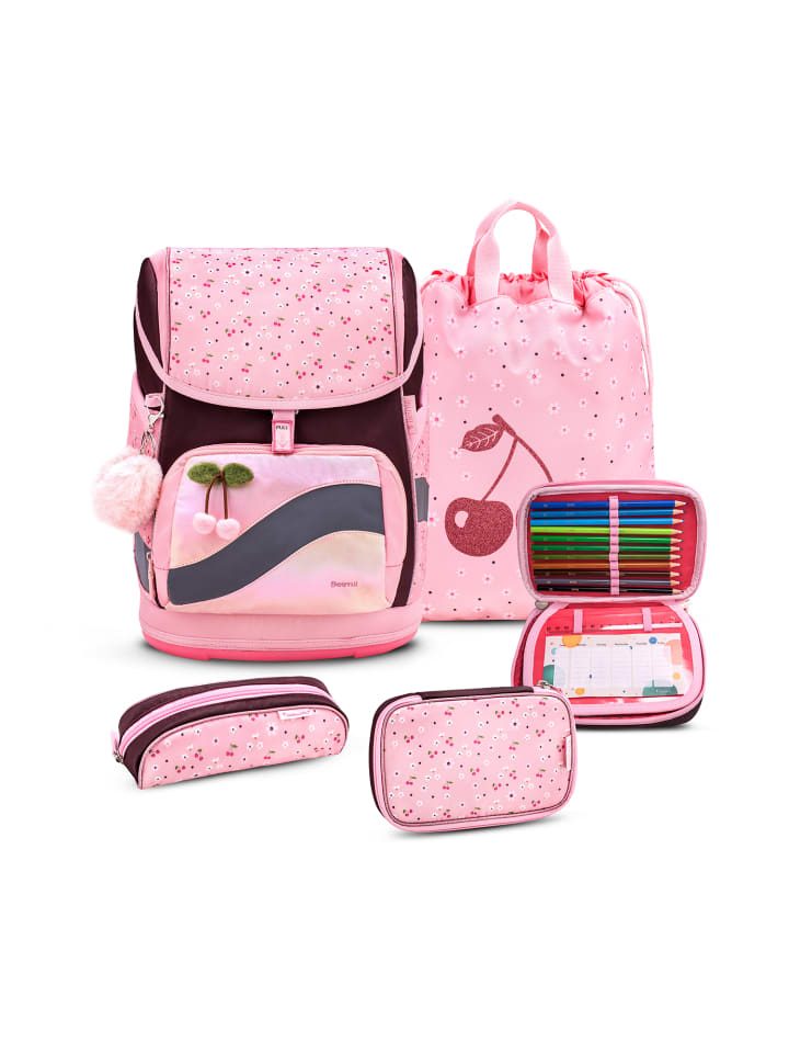 Belmil Premium Comfy Plus Cherry Blossom Schulranzen Set 5tlg. günstig kaufen onesize