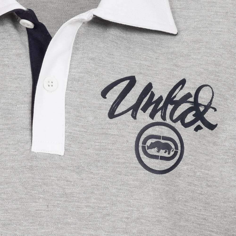 Ecko Unltd. Midliner Herren Polo-Shirt EFM04793-GREY MARL