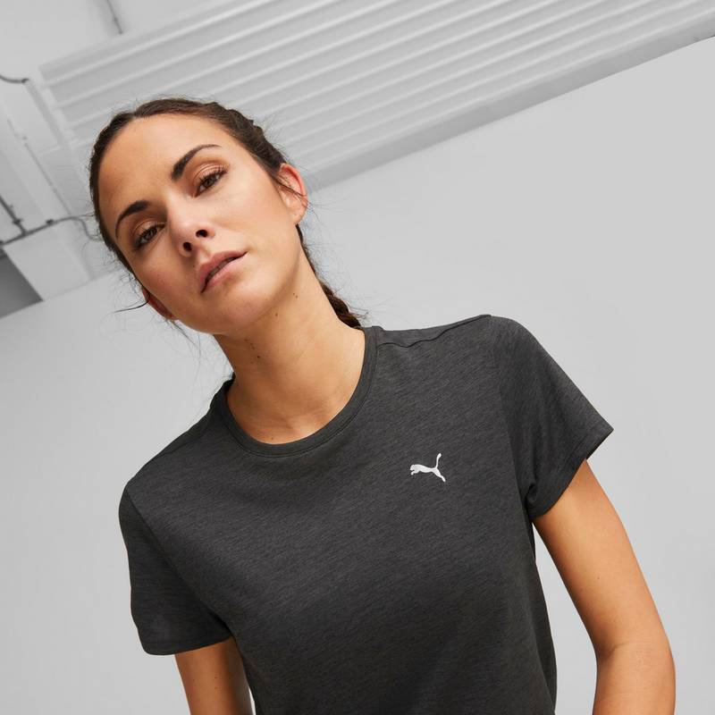 PUMA RUN FAVORITE HEATHER Funktionsshirt Damen