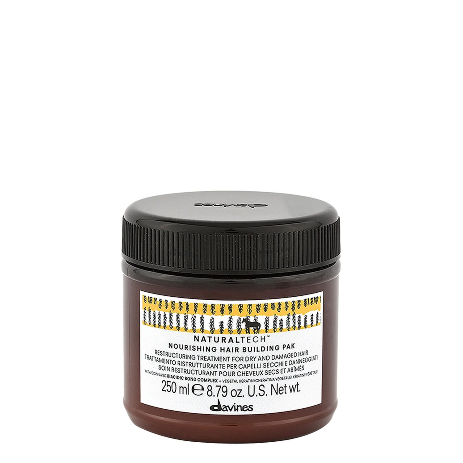 Davines Nourishing Hair Building Pak Soin Restructurant Cheveux Secs & Abimés 250 ml