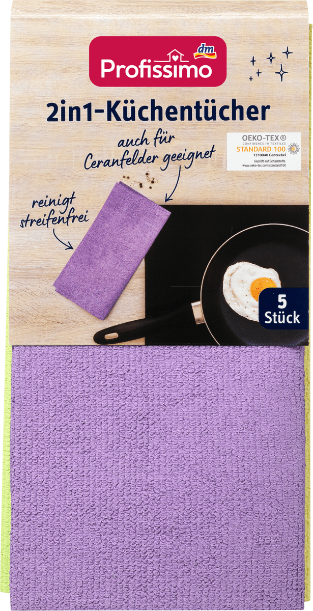 Küchentücher 2in1, 5 St