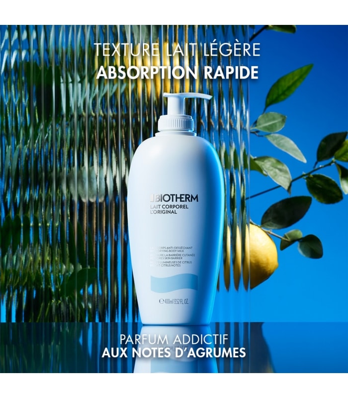 BIOTHERM-LAIT CORPOREL-Lait corporel anti-desséchant aux extraits d'agrumes - 48h d'hydratation