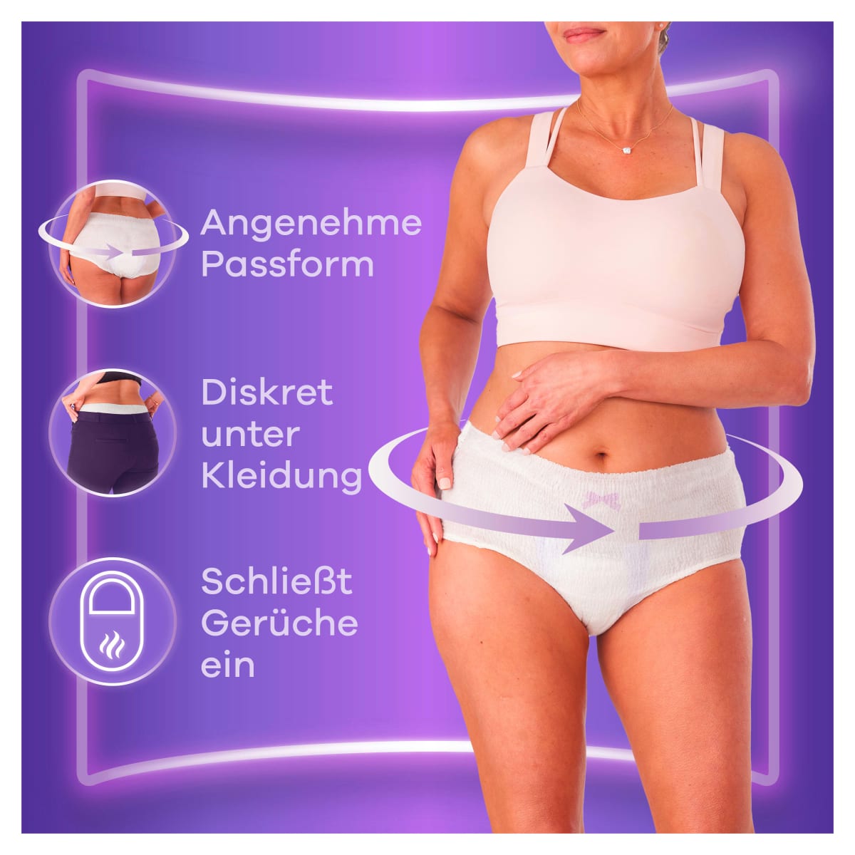 discreet Pants Inkontinenz Gr. L Plus, 9 St