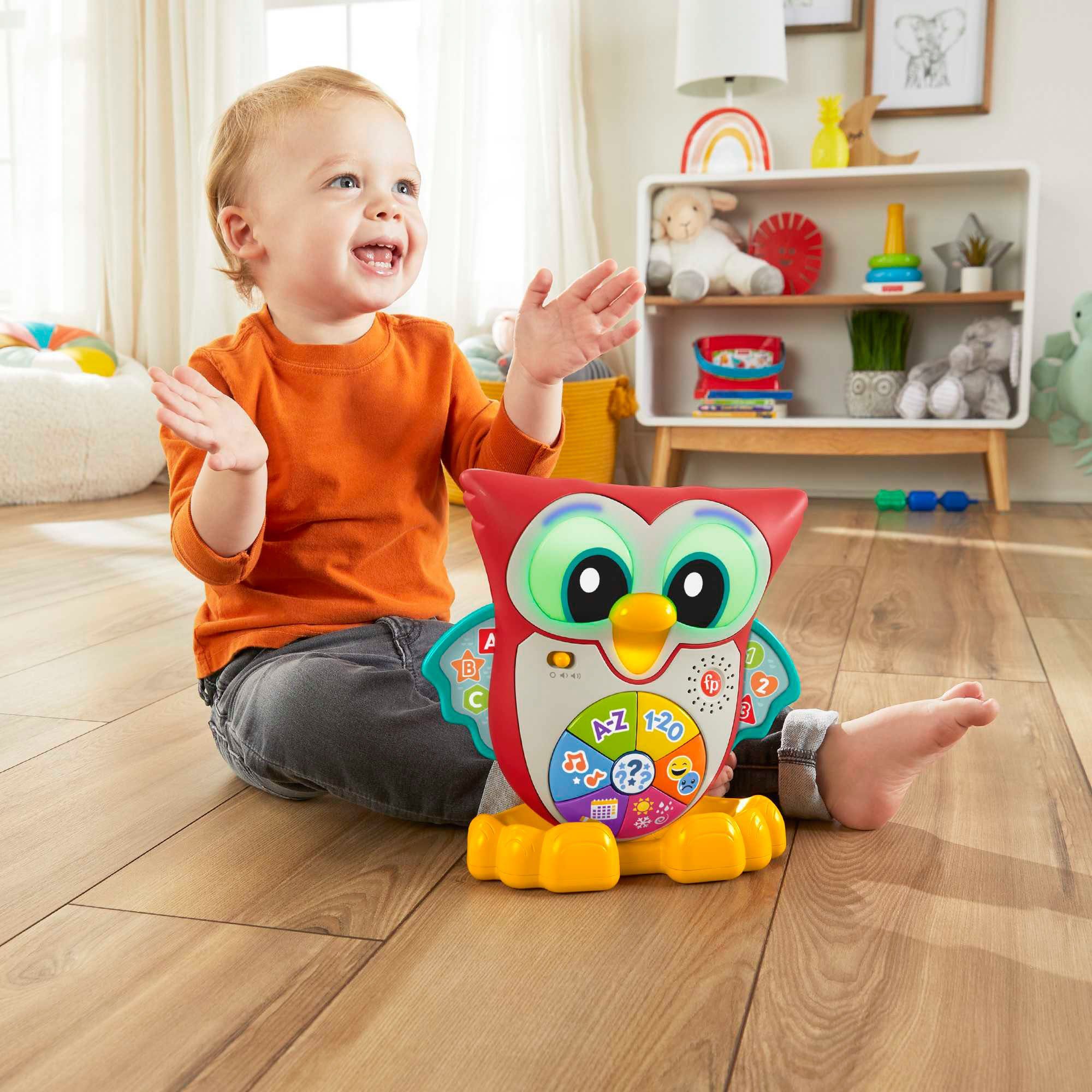 Fisher-Price® Lernspielzeug BlinkiLinkis Schlaue Eule, mit Licht und Sound