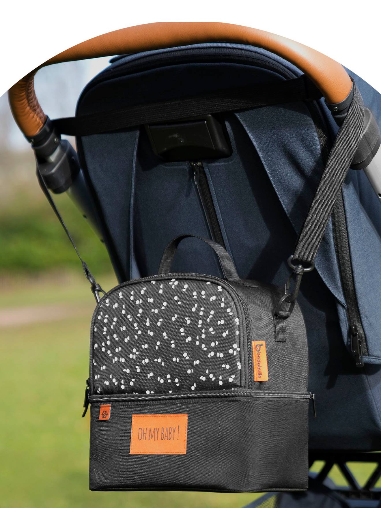 Badabulle Babybrei-Thermotasche PICK & GO BADABULLE - schwarz