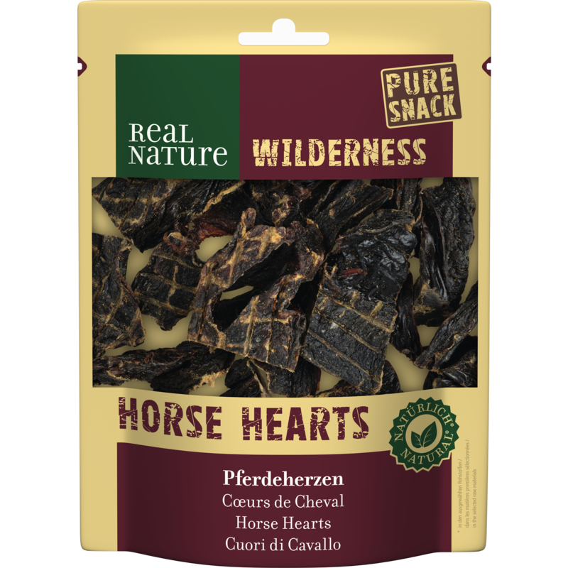 REAL NATURE Snacks REAL NATURE WILDERNESS Pferdeherz 150g