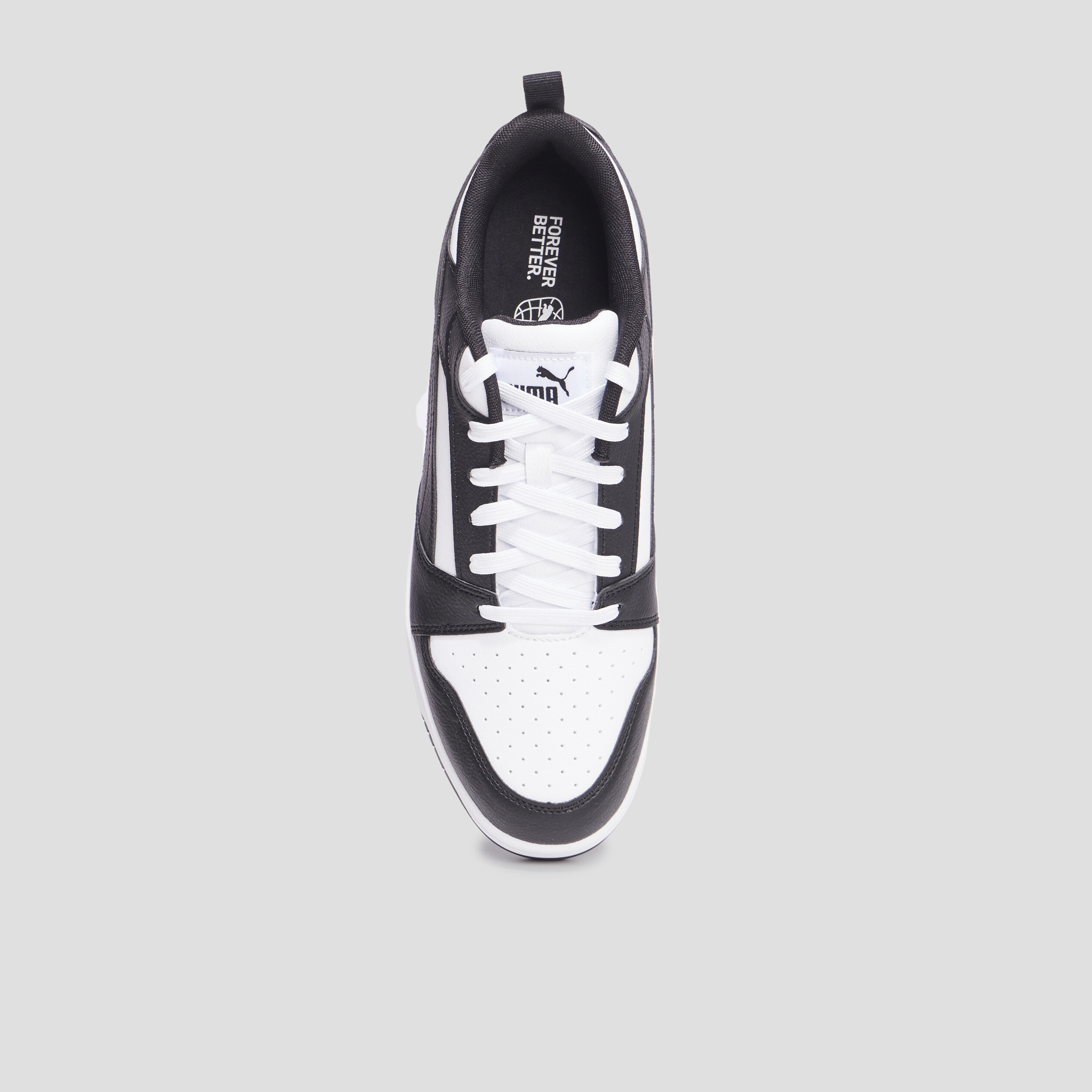 Tennis basses à lacets Puma Rebound V6 noir homme | La Halle