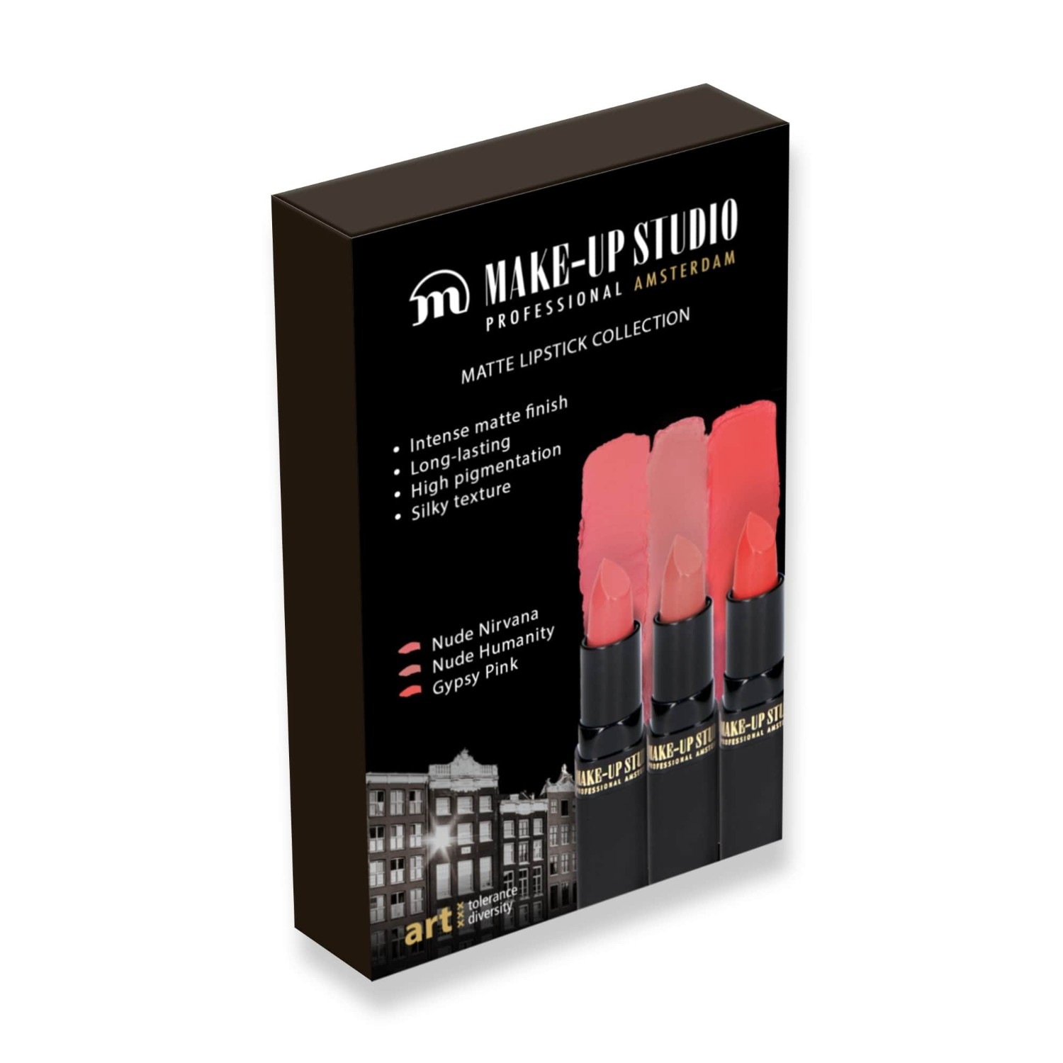 Make-up Studio Giftbox kolekcija mat ruževa - 3 ruža