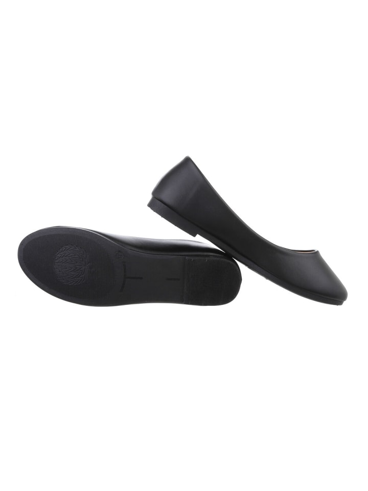Ital-Design Ballerina in Schwarz günstig kaufen