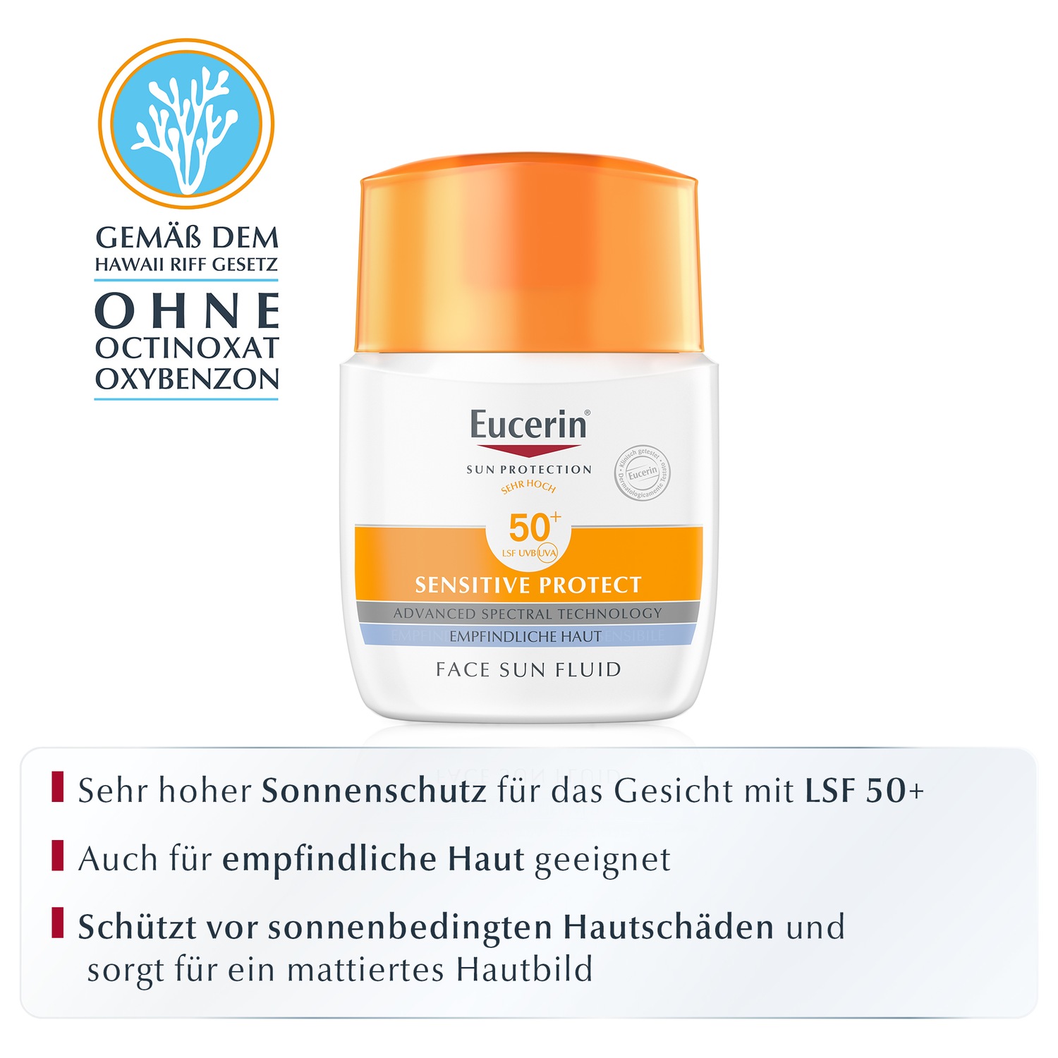 Sun Fluid mattierend LSF 50+